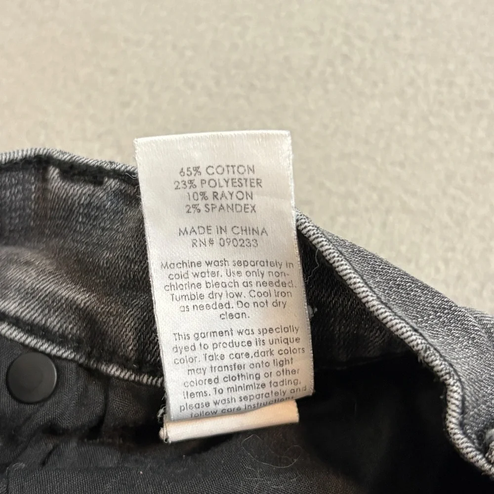 PacSun Women Super High Rise Skinny Jeans Jegging Raw Hem Stretch Sz 28